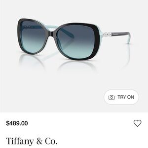 Tiffany & Co. Black and Blue Women's Sunglasses